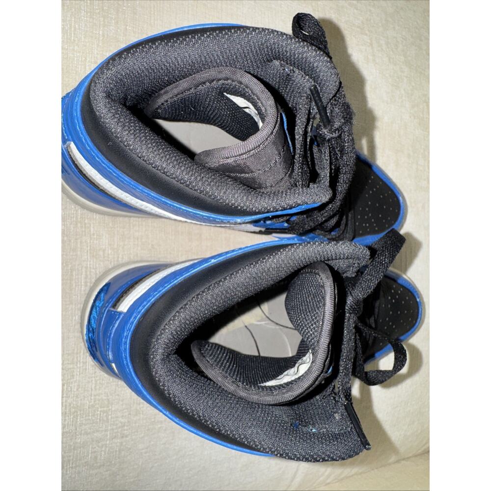 Nike Air Jordan 1 Mid Men Sz 9 332550-400 Soar Blue Black White Shoes No Soles - Picture 10 of 12